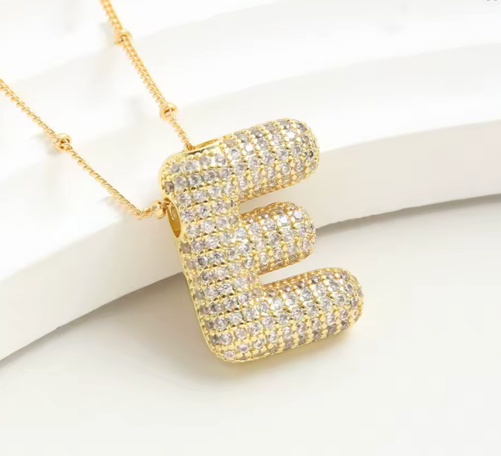 Luvéno Bubble Letter Neckalce