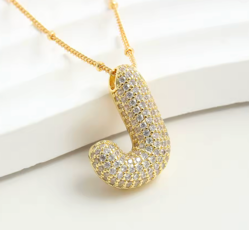Luvéno Bubble Letter Neckalce